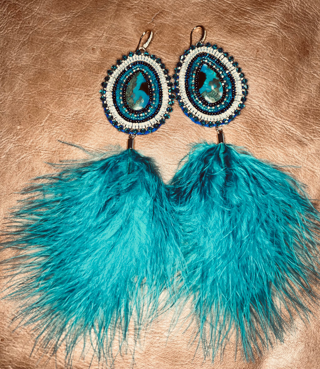 Marcasite Aurora Gemstone Earrings