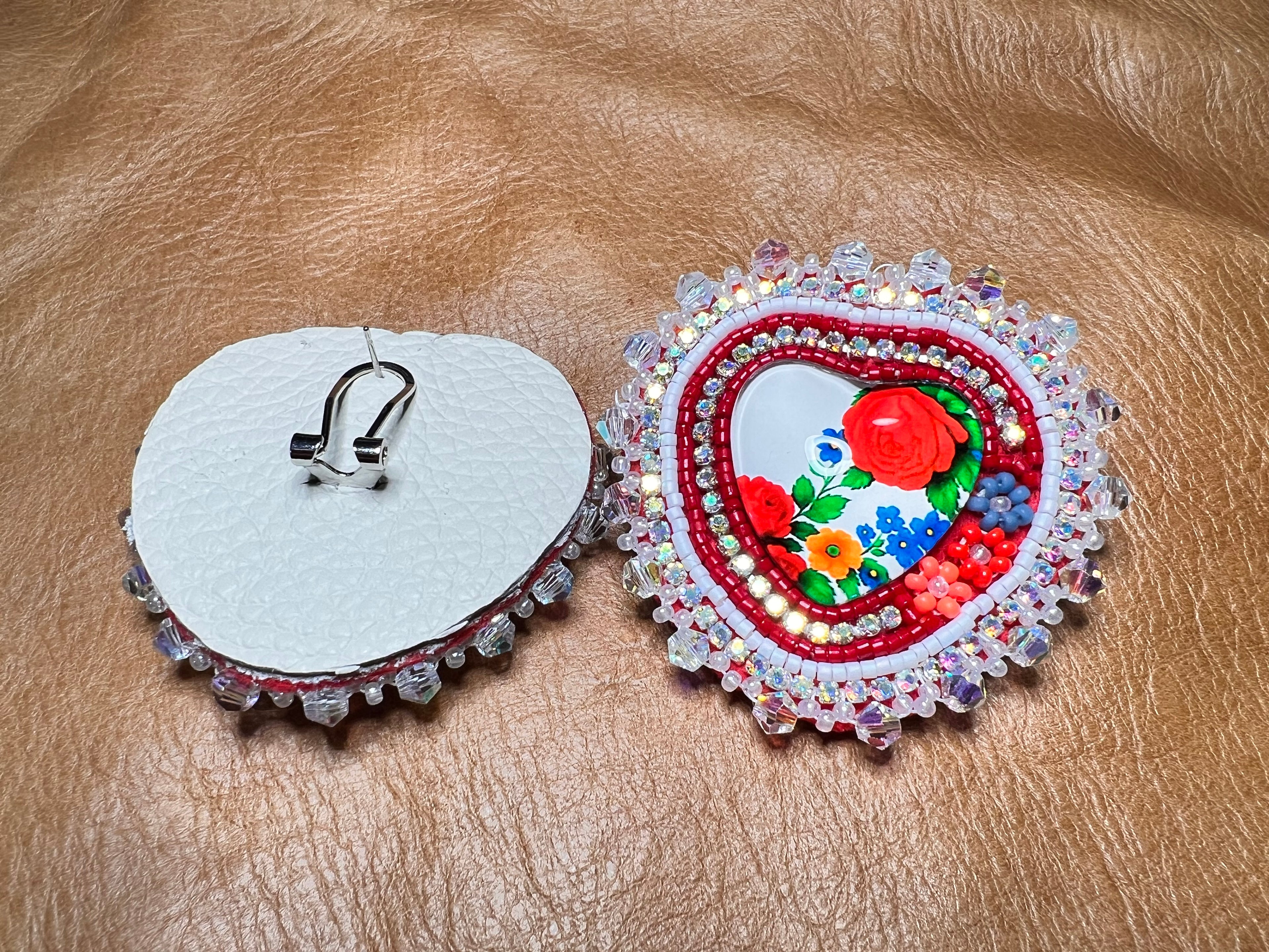 Kokum scarf Earrings