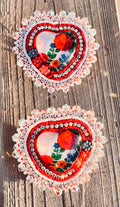 Kokum scarf Earrings
