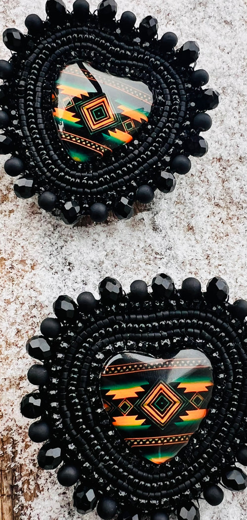 Black Butterfly Earrings