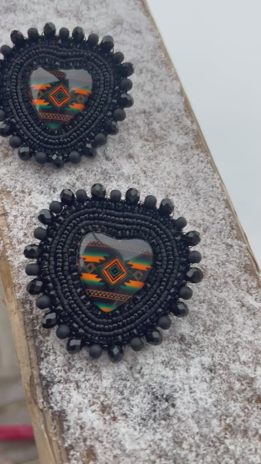 Black Butterfly Earrings