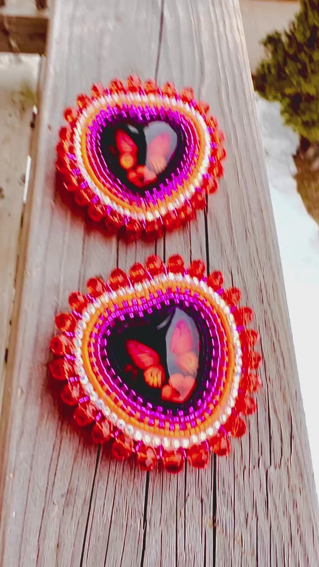 Butterfly Garden Statement Earrings