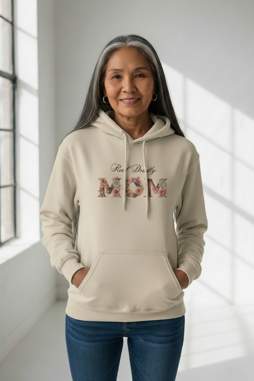 Real Deadly Mom Hoodie - Native American Woman