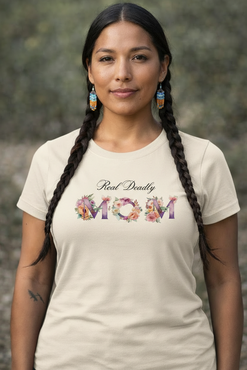 Real Deadly Mom T-Shirt Off-White